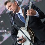 Eric Gibson at 2014 Wide Open Bluegrass - photo © Todd Powers