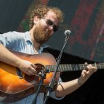 Jake Stargel with Sierra Hull at the 2014 Wide Open Bluegrass Festival in Raleigh, NC - photo ©Todd Powers