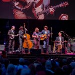 Sam Bush with Steep Canyon Rangers at the 2014 Wide Open Bluegrass Festival in Raleigh, NC - photo ©Todd Powers