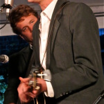 Phil Barker with Town Mountain in Norfolk, VA (4/26/12) - photo by Woody Edwards
