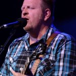 Jr. Williams with Newtown at World of Bluegrass 2014 (9/30/14) - photo by Bill Warren