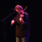 Stuart Duncan with Vince Gill at The Ryman (June 21, 2012) - photo by Daniel Mullins