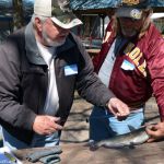 Friday started out with a fishing tournament in the campground pond at Roscoe Canady Memorial Bluegrass Festival - photo © Bill Warren