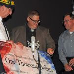 Joe Mullins' church presents a check to the Dayton National Cemetery Committee at the 2016 Fall SOIMF. The Committee provides an honor guard at every funeral at the Dayton National Cemetery.