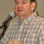 Promoter Joe Mullins at the 2016 Fall SOIMF - photo © Bill Warren