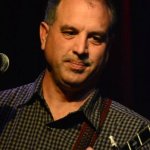 Stuart Wyrick with Dale Ann Bradley at Randy Wood's Pickin' Parlor (10/11/14) - photo by Bill Warren