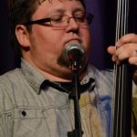 Bryan Turner with Dale Ann Bradley at Randy Wood's Pickin' Parlor (10/11/14) - photo by Bill Warren