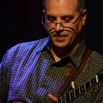 Stuart Wyrick with Dale Ann Bradley at Randy Wood's Pickin' Parlor (10/11/14) - photo by Bill Warren