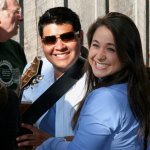 Lucas White and Leslie Powell at the 2013 Wayne Henderson Festival - photo by Andy Garrigue