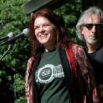 Roseanne Cash and John Leventhal at the 2013 Wayne Henderson Festival - photo by Andy Garrigue