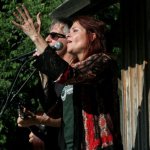 Roseanne Cash and John Leventhal at the 2013 Wayne Henderson Festival - photo by Andy Garrigue