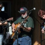 John Leventhal, Wayne Henderson, and Roseanne Cash at the 2013 Wayne Henderson Festival - photo by Andy Garrigue