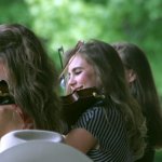 The Quebe Sisters at the 2013 Wayne Henderson Festival - photo by Andy Garrigue