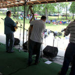 Mickey Galyean & Cullens Bridge at Wayside Bluegrass Festival (July 2012) - photo © Laura Tate Photography