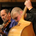 Billy Hawks and Jason Tomblin with Junior Sisk at the Willow Oak Festival (April 2013) - photo by Laura Tate Photography