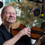 Bobby Hicks at Wide Open Bluegrass 2016 - photo © Tara Linhardt