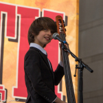 Daniel Kelly with The Band of Kellys at Wide Open Bluegrass 2016 - photo © Tara Linhardt