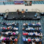 Workshop stage at 2014 Wide Open Bluegrass - photo by Todd Powers