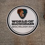 Ramble D. Lonesome the squirrel at 2014 Wide Open Bluegrass - photo by Todd Powers