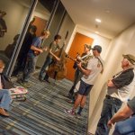 Jamming at 2014 Wide Open Bluegrass - photo by Todd Powers