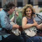 Béla Fleck and Abigail Washburn at 2014 Wide Open Bluegrass - photo by Todd Powers