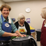 Preparing food for the Leadership Bluegrass Master Class at World of Bluegrass 2015 - photo by Becky Johnson