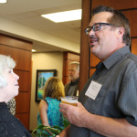 Kitty Kuykendall and Russell Johnson at the Leadership Bluegrass Master Class at World of Bluegrass 2015 - photo by Becky Johnson