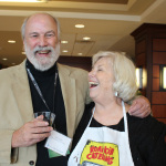 Bill Foster and Kitty Kuykendall at the Leadership Bluegrass Master Class at World of Bluegrass 2015 - photo by Becky Johnson