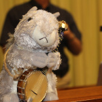 Ramble, The Bluegrass Squirrel at the Leadership Bluegrass Master Class at World of Bluegrass 2015 - photo by Becky Johnson