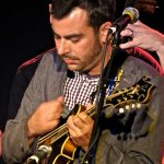Mike Guggino with Steep Canyon Rangers at the Lincoln Theater during World of Bluegrass 2013 - photo by Woody Edwards