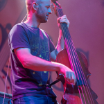 Ben Kaufman with Yonder Mountain String Band at The Ryman (July 3, 2014) - photo by Todd Powers
