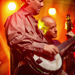 Dave Johnston with Yonder Mountain String Band at Marathon Music in Nashville (1/24/14) - photo © Todd Powers