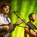 Ronnie McCoury and Adam Aijala with Yonder Mountain String Band at Marathon Music in Nashville (1/24/14) - photo © Todd Powers