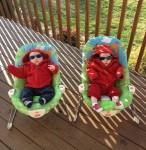 A.P. and Riley Steffey enjoying an early Spring in East Tennessee