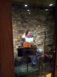 Russell Moore tracking with IIIrd Tyme Out at the Timeless Hits From The Past Bluegrassed sessions