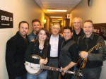 The Grascals pose with Robert De Niro backstage at The Tonight Show (1/25/13)
