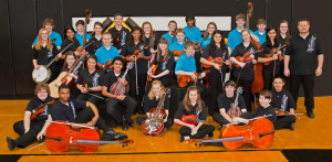 Alternative Strings with their director, Doug Eyink