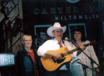  Bill Lowe with his cosuin ad his sister at The Carter Fold in 2012 - Faye Blackrurn (cousin), Bill and his sister Edith Joyce Wellman