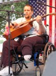 Ernie Thacker at the Musicians Against Childhood Cancer festival in 2008 - photo by Ted Lehmann