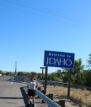 Tara Linhardt crosses into Idaho