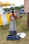Young busker at Grey Fox 2013 - photo by Tara Lindhardt