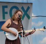 Laney Jones, scholarship recipient at Grey Fox 2013 - photo by Tara Lindhardt