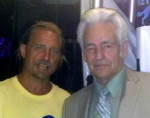 Al Aberg with Del McCoury at Grey Fox 2013