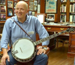 Jim Mills in his Banjo Showroom