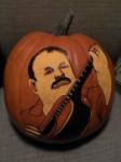 James King rendered in Jack-O-Lantern style - photo by Julie King