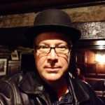 Ned Luberecki with his epic bowler hat