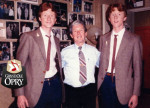 Andrew Taylor, Roy Acuff and Todd Taylor backstage at the Grand Ole Opry