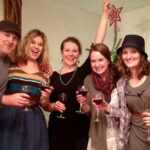 Della Mae backstage after accepting their 2013 IBMA Emerging Artist of the Year award