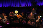 Sam Bush, Vince Gill, Travis Tritt, Gary Scruggs, John Gardner and Jim Mills perform at the Earl Scruggs tribute concert - 1/1/14