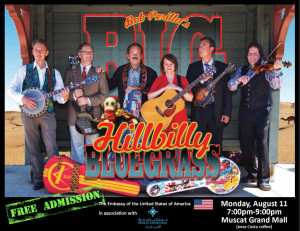 Big Hillbilly Bluegrass show poster in Oman